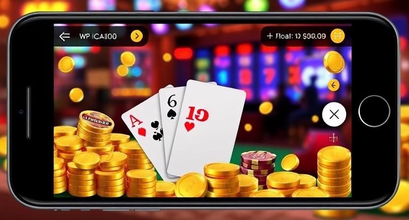 tkbet mobile casino app interface